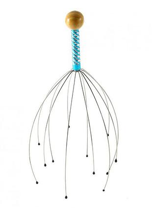 Массажер для головы мурашка (голубой)