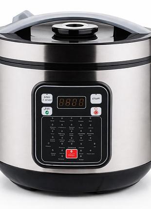 Мультиварка 30 програм crownberg cb-5528 5л 1000вт електронне керування з дисплеєм та функцією скороварки