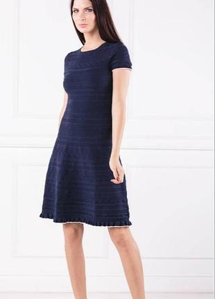 Платье миди плотное вискоза