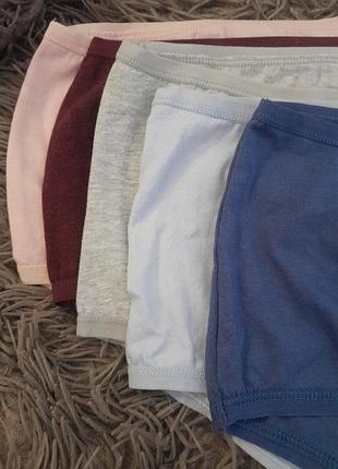 Набор из 5 натуральных трусиков экстра мега-батал 💣 (наш 62/64)