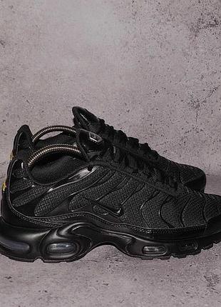 Nike air max tn plus triple black (оригінал, чоловічі кросівки найк 95