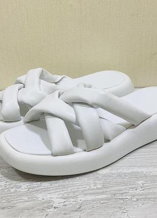 Шльопанці rendi , натуральна шкіра