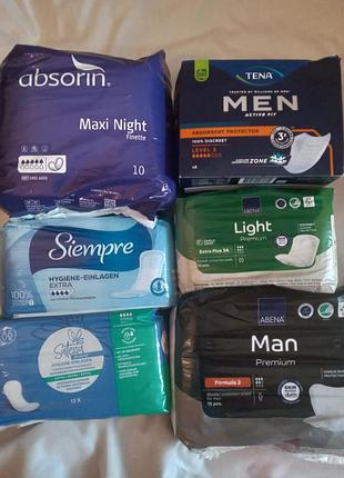 Урологические прокладки 

пачка 12 ( 15 ) шт - продам  по 130грн. 
пачка 8 шт - за 100грн.