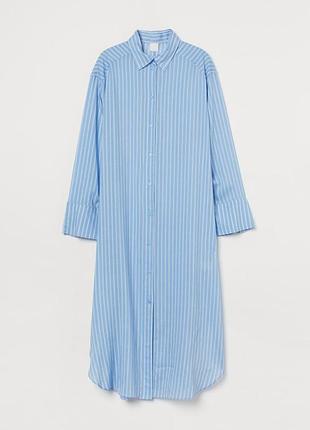Тонке натуральне плаття-сорочка h&amp;m