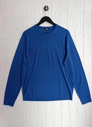 Чоловічий джемпер з мериносової вовни cos x uniqlo merino wool jumper/шерстяний/шерсть мериносу/меринос/вовняний/теплий/сірий/светр/шерстяний/шерсті
