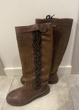 Круті шкіряні чоботи! cabotswood country boots горіховий-карамельний колір