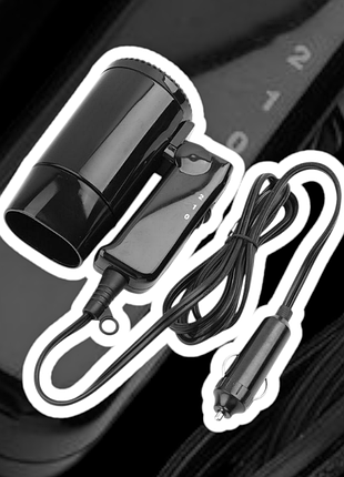🚗💨 портативный автомобильный фен 12v от прикуривателя