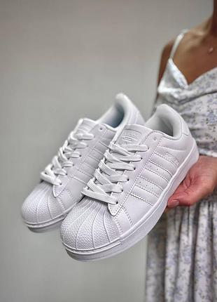 Жіночі adidas superstar білі white