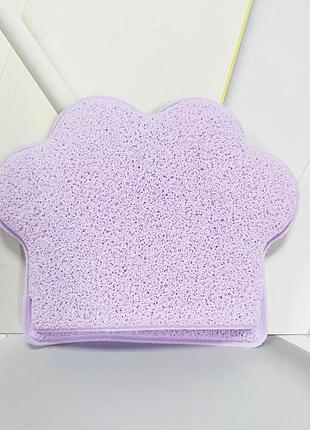 Ніжний спонж для обличчя «котяча лапка» для глибокого очищення