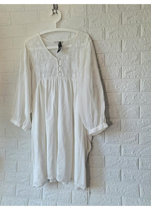 Платье туника лен 2