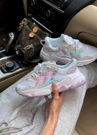 Кросівки adidas ozweego pink кросівки