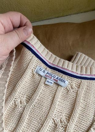 Кофта свитер u.s polo l xl 2