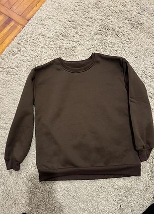 Світшот жіночий колір коричневий 3