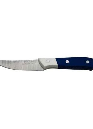 Нож бело-синяя ручка 15см c-3 тм китай