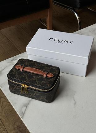 Косметичка celine top handle small 🤎