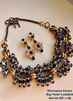Винтажное колье от nour london, англия 00-х