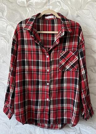 Сорочка жіноча в клітинку