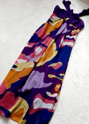 Довгий літній яскравий сарафан-сукні2 фото