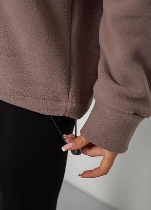 Женская флисовая кофта, худи флисполар 5