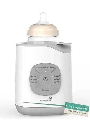 Підігрівач пляшечок grownsy, швидкий підігрівач грудного молока та сумішей, точний контроль температури