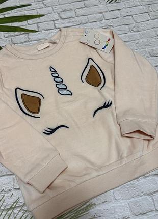 Велюрова кофтинка lupilu на 2-4 роки 2