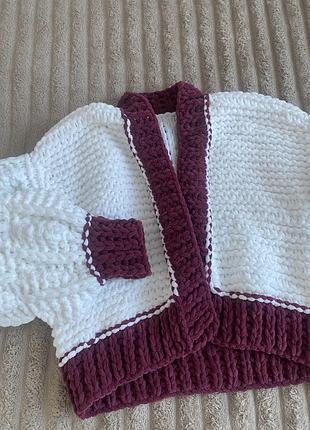 Вʼязаний кардиган 4
