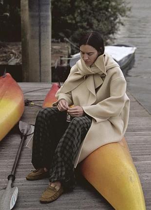 Шерстяной шарф косынка zara
