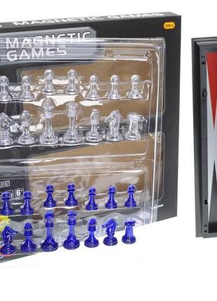 Шахи магнітні 3в1, в коробці 8703 р. 32*3,5*32 см