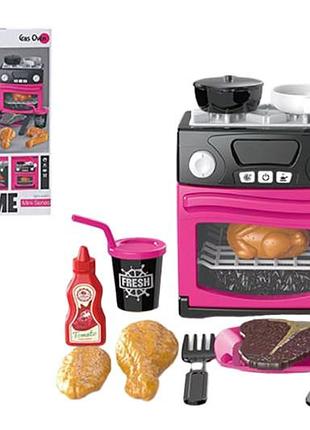 Газовая плита a1010-3 батарейки, свет, звук, аксессуары в коробке 26*11*25 см