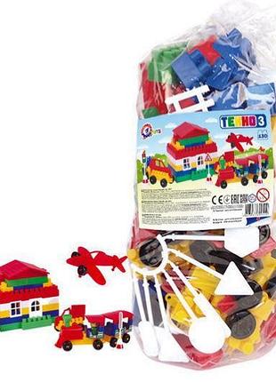 Конструктор блочний 0519 №3 130 елм. в кульку технок