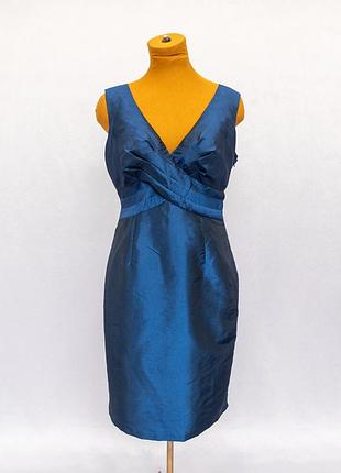 Платье вечернее, темно-синее jasper conran от designers at debenhams размер 14 (euro 42)