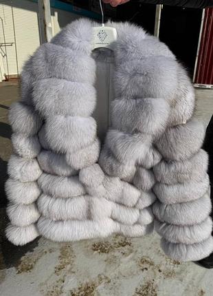 Трендовые шубы из натурального меха песца. новые из магазина шубы. шуба из натурального песца