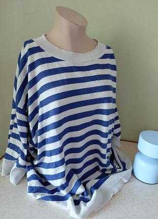 Тельняшка, поростая кофта, свитер в полакоме mango