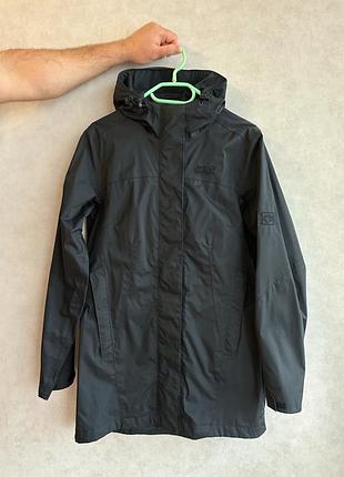 Подовжена куртка дощовик на мембрані jack wolfskin р. m-l
