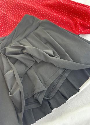 Міні спідниця шортики shein 4