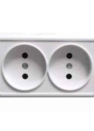 Розетка 2-а зовнішня sr-1 тм makel