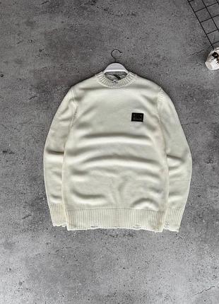 Чоловічий світшот dolce gabbana в білому кольорі