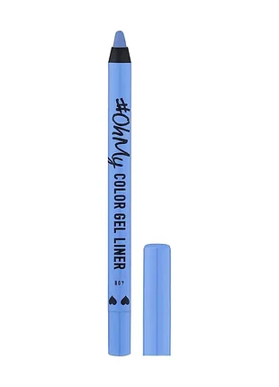 Стойкий гелевый карандаш для глаз lamel make upoh my color gel eyeliner 408, 1.4 г