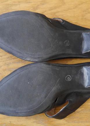 Шкіряні Шльопанці розмір 39 устілка 27,8 см khrio3 фото