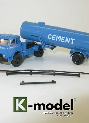 Тяч маз-504a с прицепом цементовоз - 1:87 h0