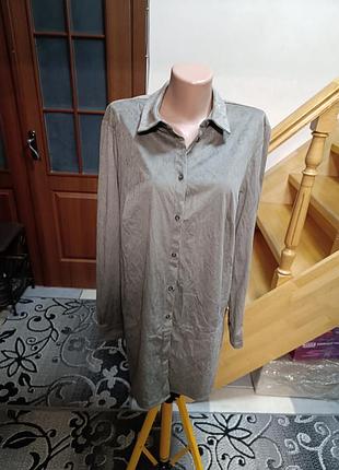 Блуза на гудзиках плотна