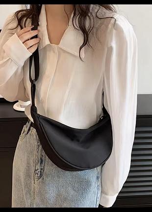 Сумочка стильна чорна водовідштовхувальна