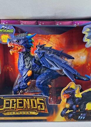 Интерактивный легендарный дракон vulcan wowwee untamed legends dragon