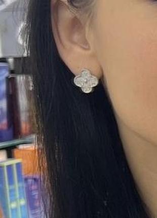 Розкішні сережки  в стилі van cleef & arpels! 8