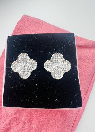 Розкішні сережки  в стилі van cleef & arpels! 6