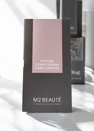 Кондиционер с cu-пептидом для ресниц и бровей m2 beaute eyezone conditioning care complex 2 мл