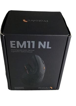 Мышка компьютерная вертикальная ergonomic mouse, em11 nl wireless vertical rechargeable optical mice multidevice