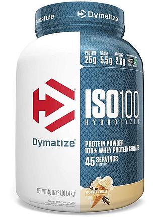Протеин dymatize iso-100, 1.4 кг изысканная ваниль