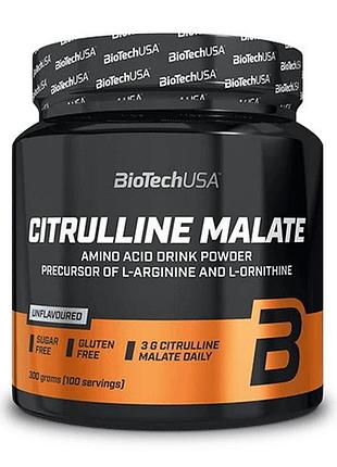 Аминокислота biotech citrulline malate, 300 грамм - без вкуса