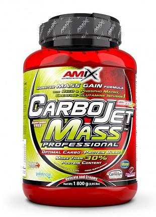 Гейнер amix nutrition carbojet mass professional 1.8 кг ваніль